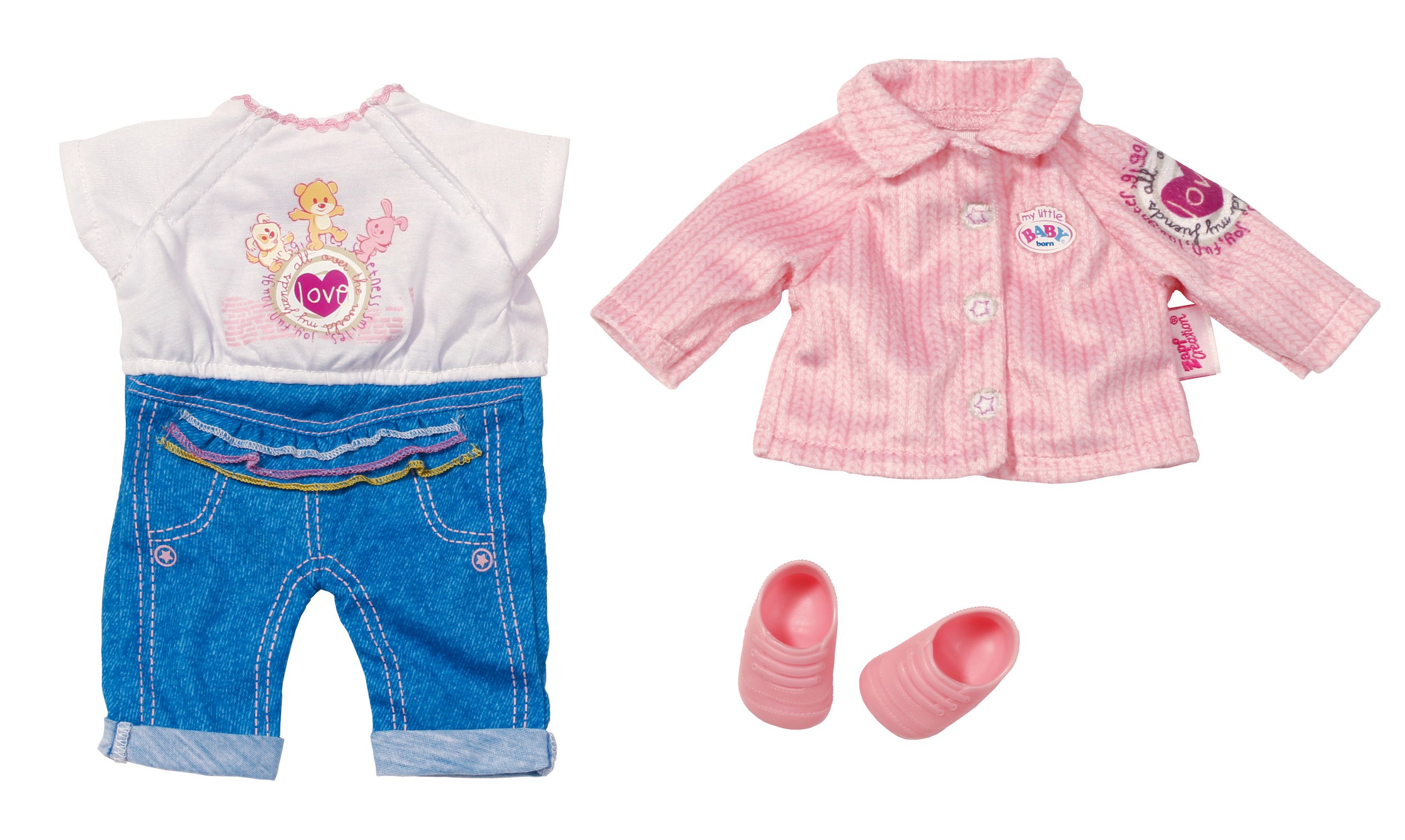 Zapf Creation комплект одежды для куклы my little Baby born 820865